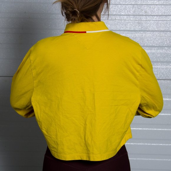 Tommy Hilfiger Cropped Rugby Polo - Picture 3 of 4